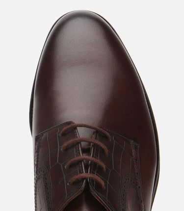  Erkek Deri Kahverengi Klasik Ayakkabı