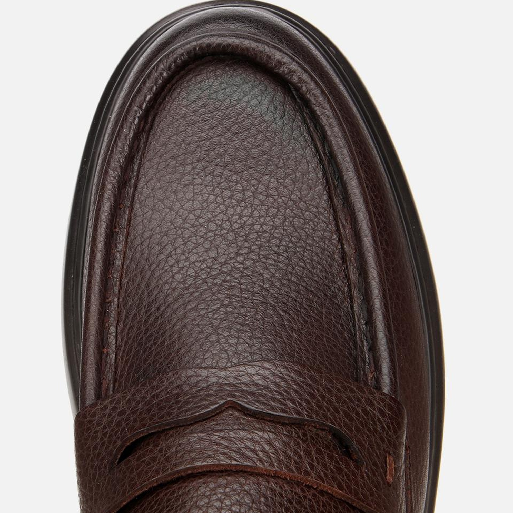 Erkek Deri Kahverengi Yumuşak Dokulu Klasik Loafer