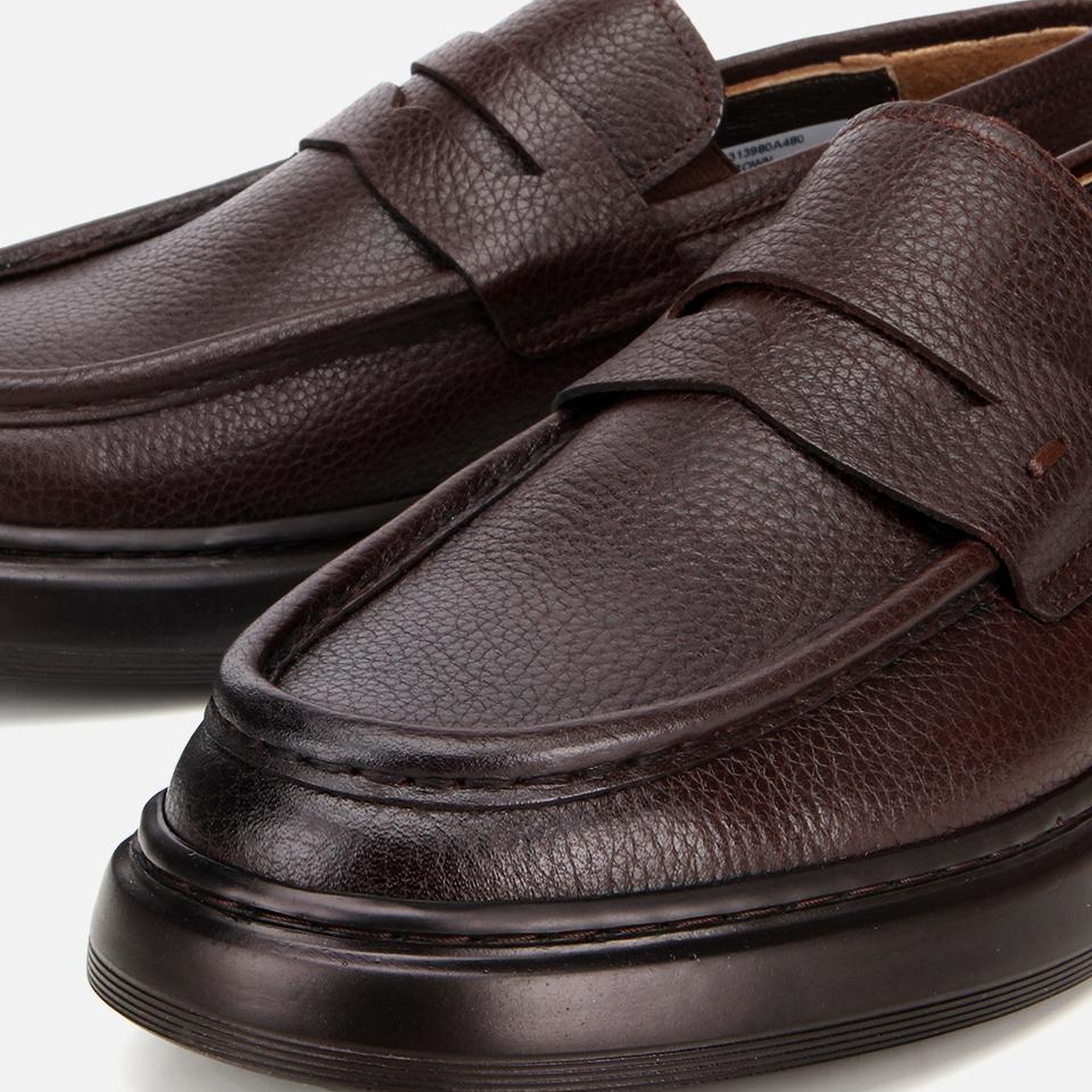 Erkek Deri Kahverengi Yumuşak Dokulu Klasik Loafer