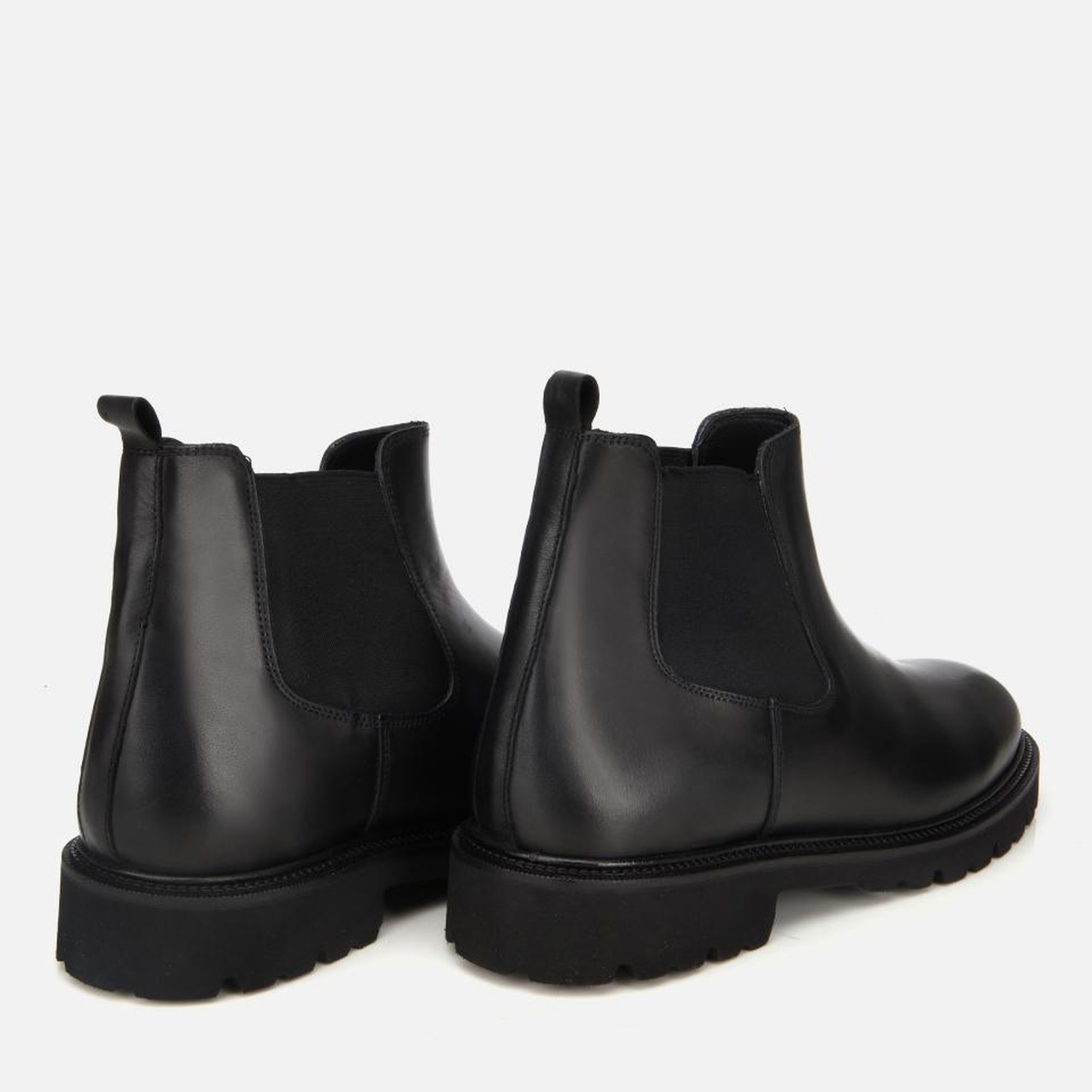 Erkek Deri Siyah Lastik Detaylı Chelsea Bot