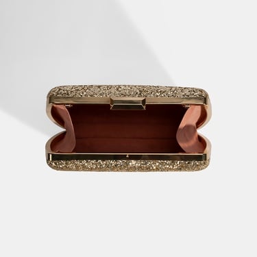  Kadın Gold Işıltılı Omuz Askılı Abiye El Çantası