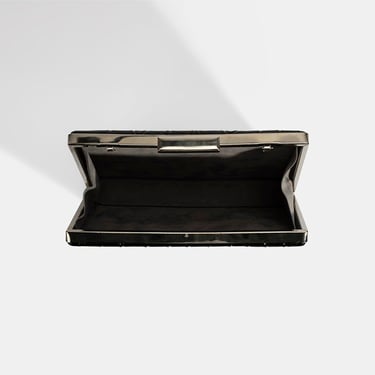  Kadın Siyah Gümüş Omuz Askılı Gece El Çantası