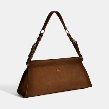  Kadın Taba Deri Omuz Çantası