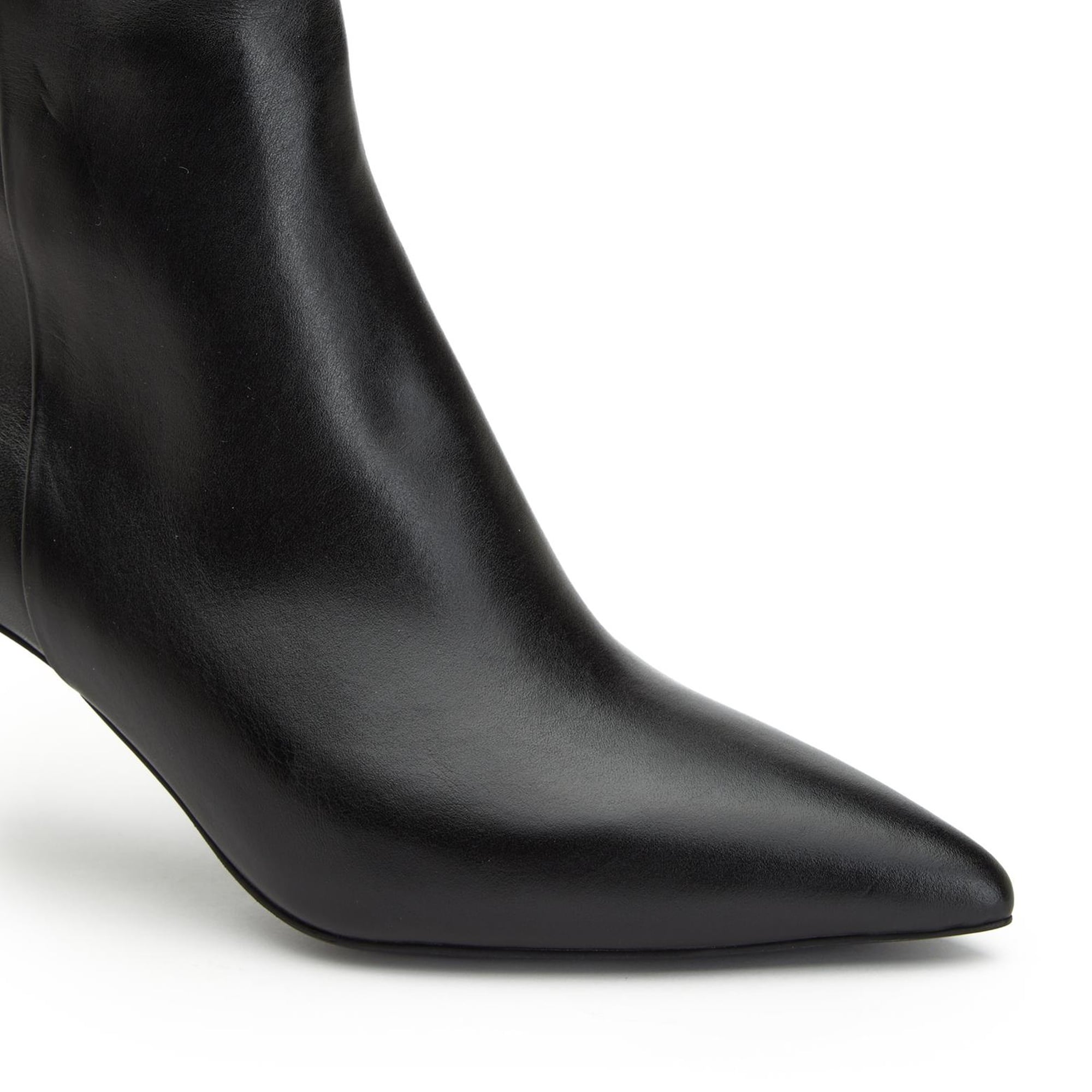 George Hogg Kadın Siyah Topuklu Deri Bot