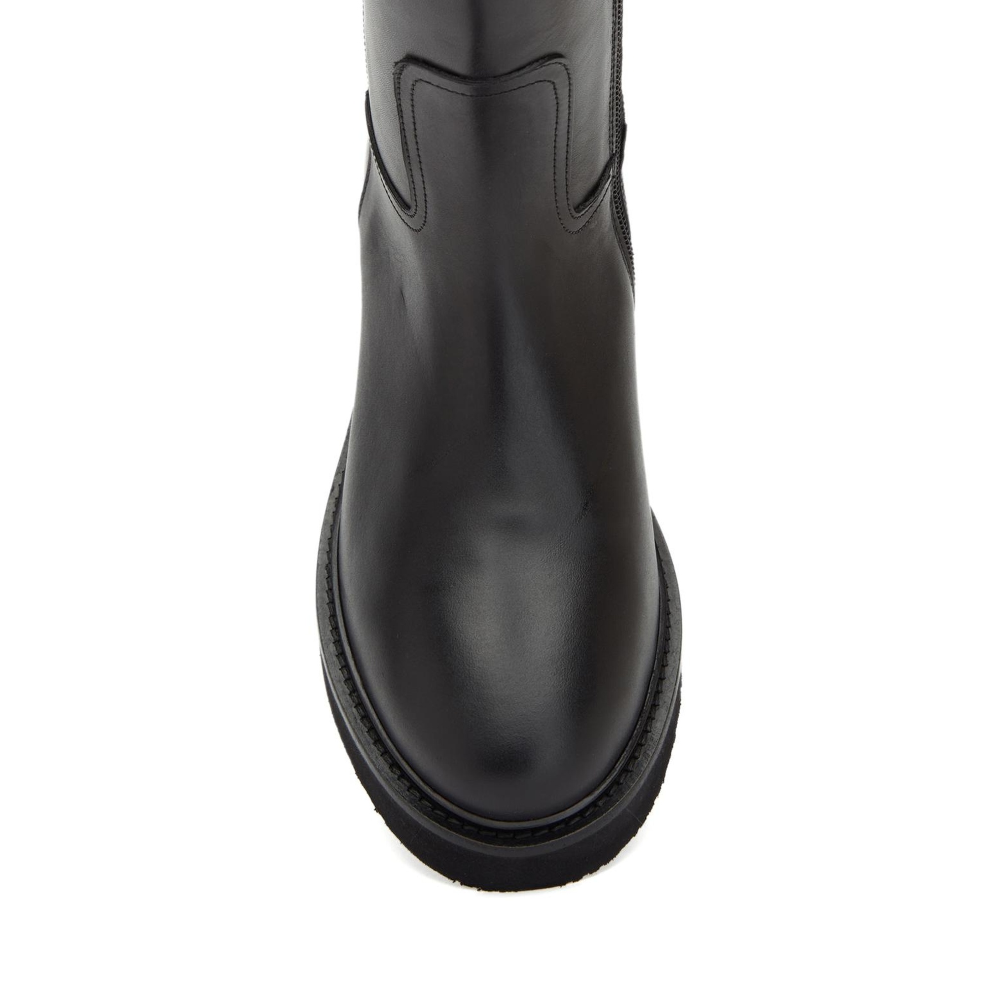 George Hogg Kadın Siyah Baskılı Deri Çizme