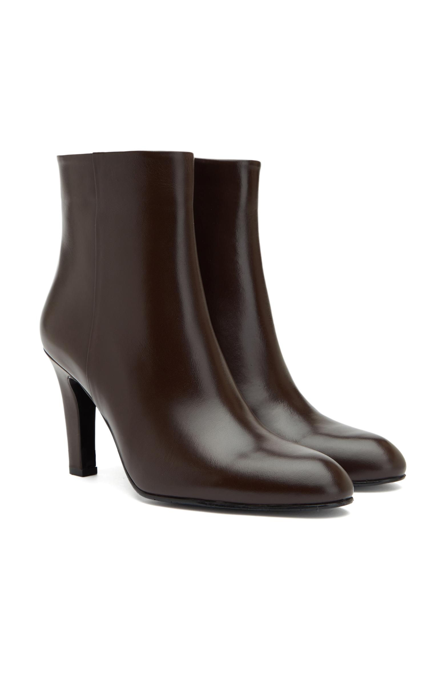  George Hogg Kadın Kahverengi Topuklu Deri Bot