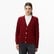 Tommy Hilfiger Mainline Soft Wool Cable Cardigan Kadın Kırmızı Hırka