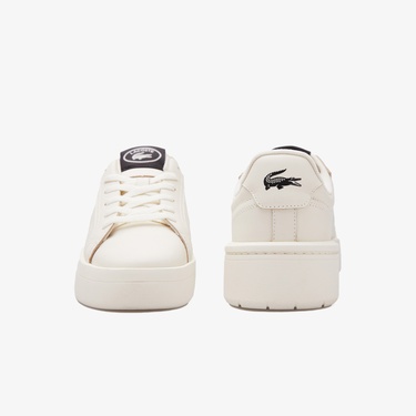  Lacoste Carnaby Platform Kadın Krem Sneaker