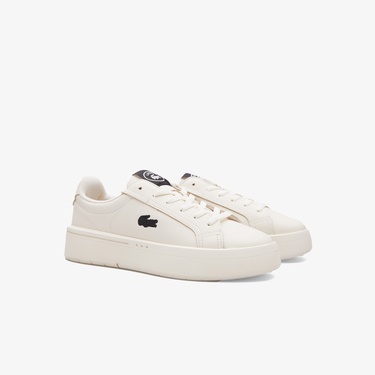  Lacoste Carnaby Platform Kadın Krem Sneaker
