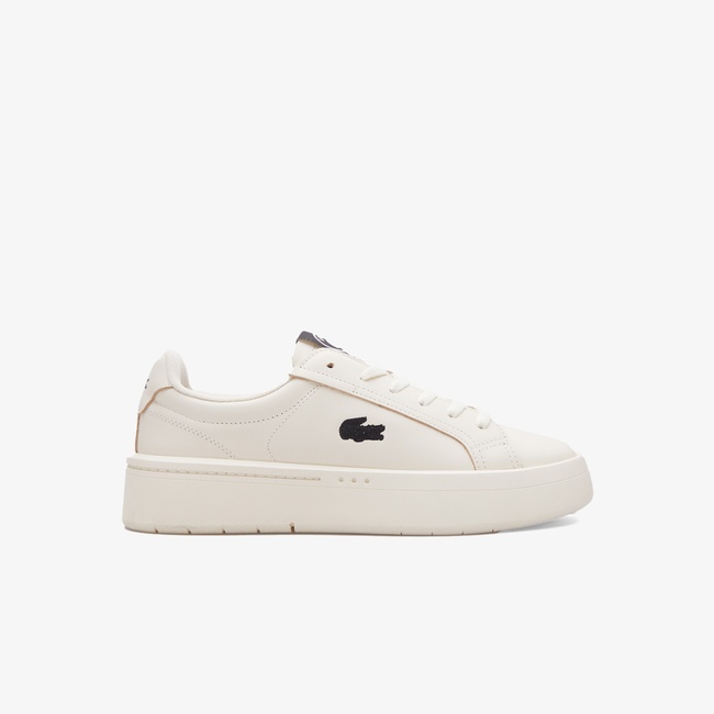 Lacoste Carnaby Platform Kadın Krem Sneaker