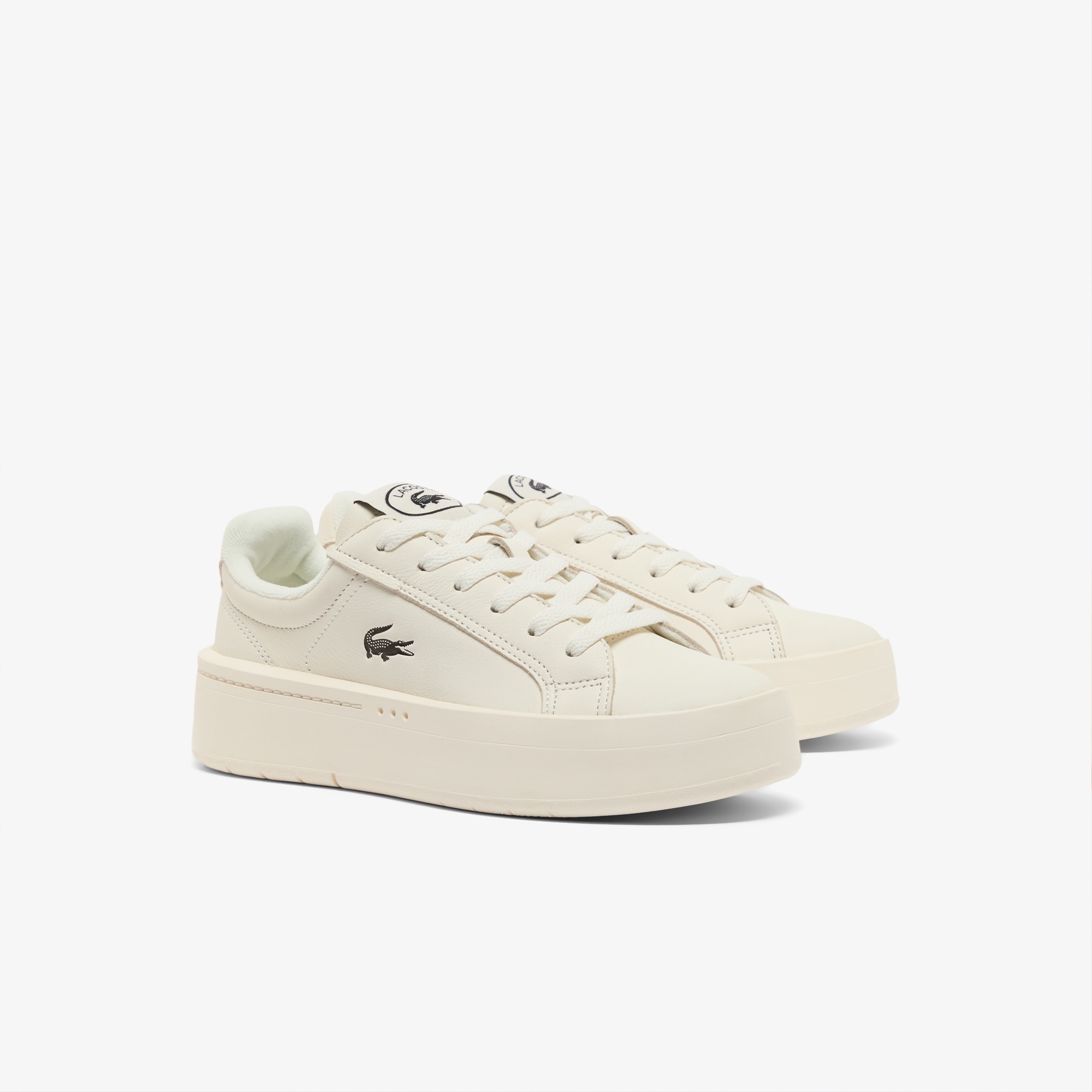 Lacoste Carnaby Platform Kadın Krem Sneaker
