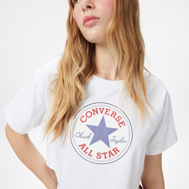  Converse Kadın Beyaz T-Shirt
