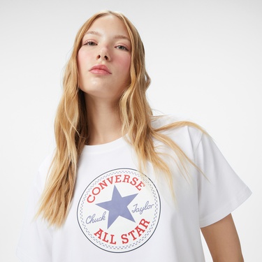  Converse Kadın Beyaz T-Shirt