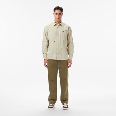  Lacoste Erkek Relaxed Fit Haki Pantolon