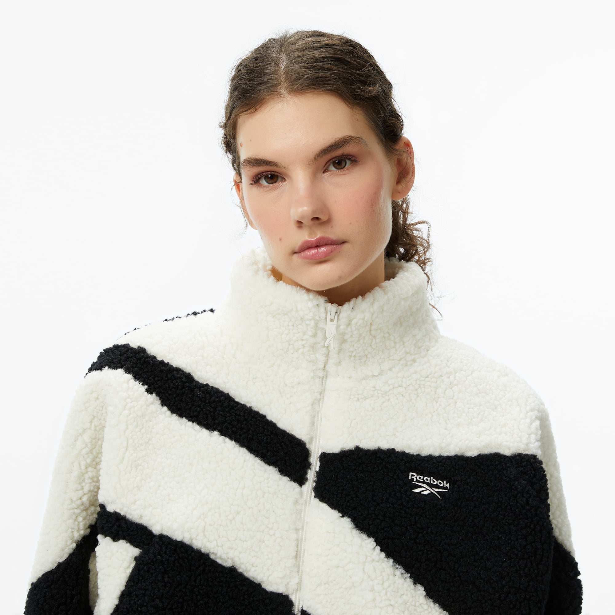 Reebok Bents Teddy Kadın Siyah Ceket