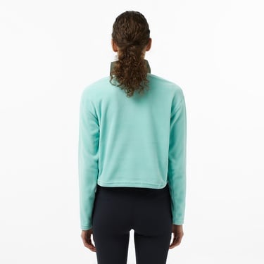  Helly Hansen W Daybreaker Cropped Polar Kadın Yeşil Sweatshirt