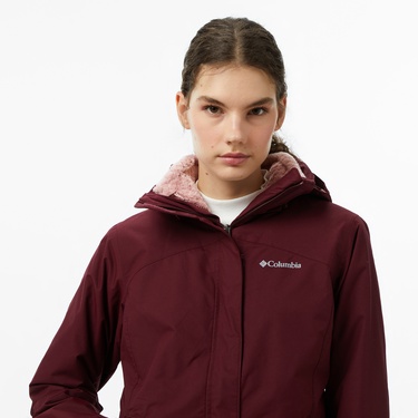  Columbia Bugaboo III Fleece Interchange Kadın Bordo Mont