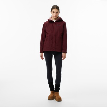  Columbia Bugaboo III Fleece Interchange Kadın Bordo Mont