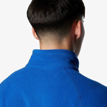  Columbia Fast Trek III Half Zip Fleece Erkek Mavi Polar Ceket