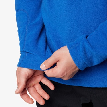  Columbia Fast Trek III Half Zip Fleece Erkek Mavi Polar Ceket