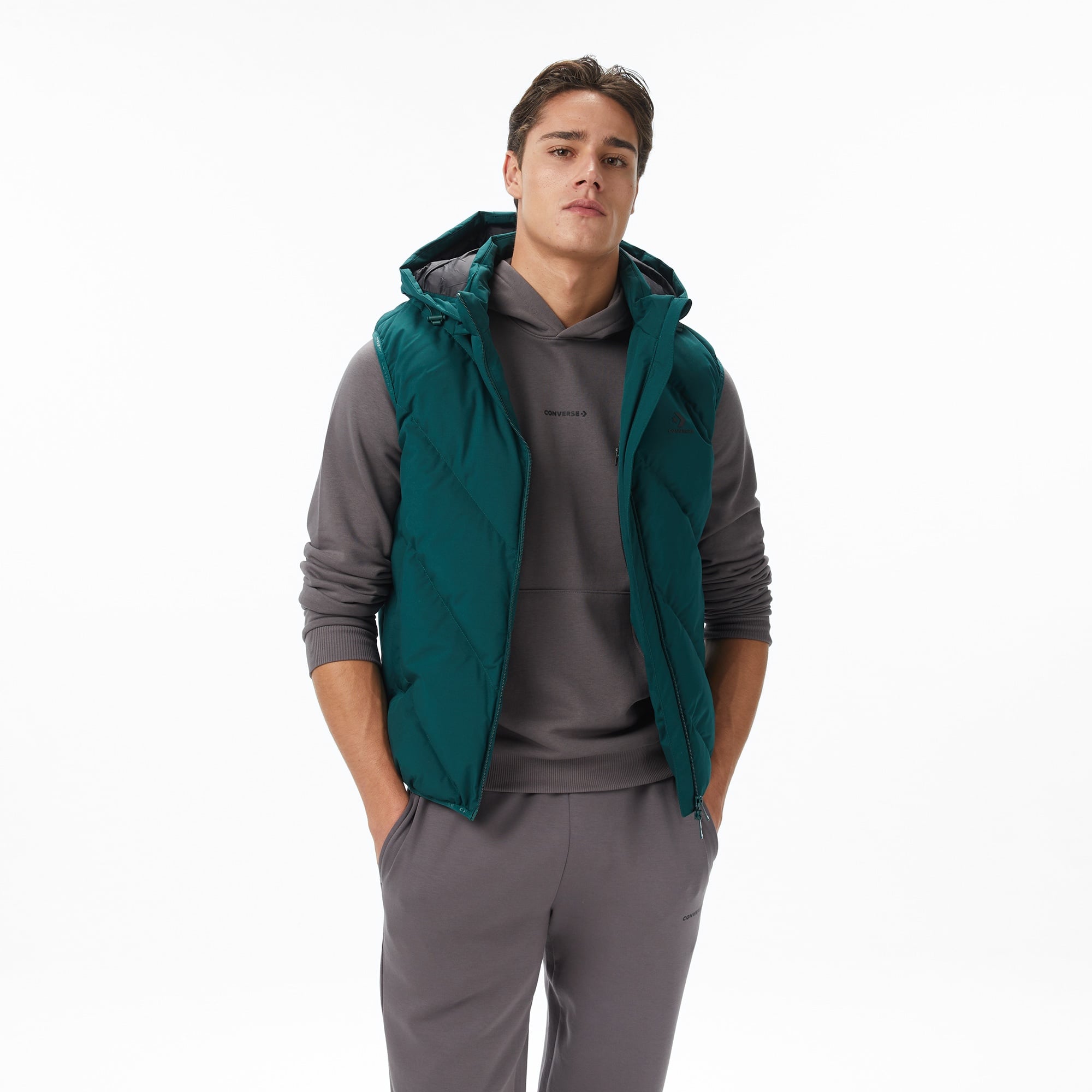 Converse Erkek Yeşil Yelek