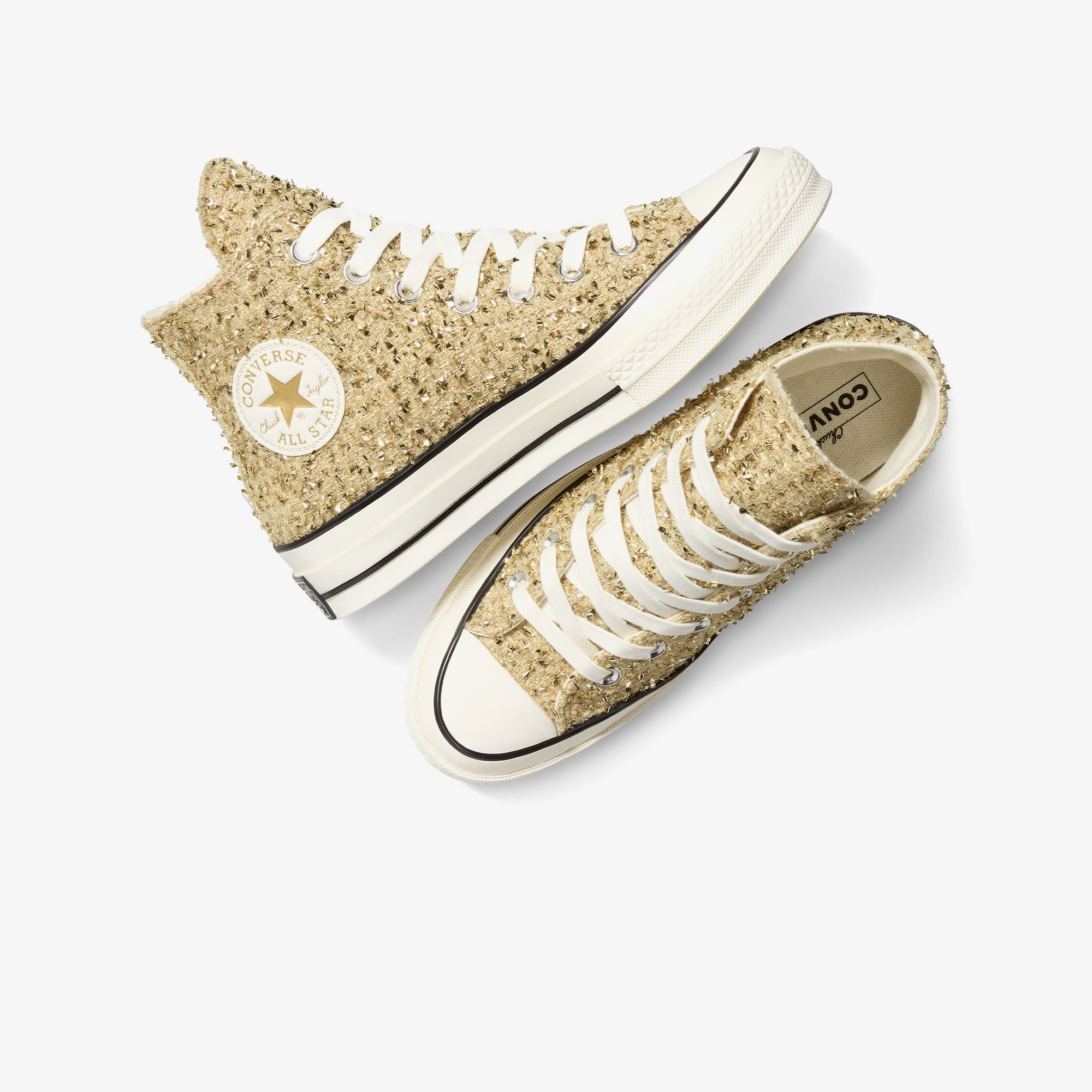 Converse Converse Sarı Chuck 70 Unisex Altın Sneaker | FashFed Sarı - 6. görsel