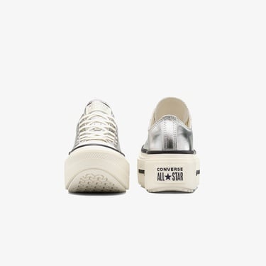  Converse Chuck Taylor All Star Lift Double Stack Unisex Gri Sneaker