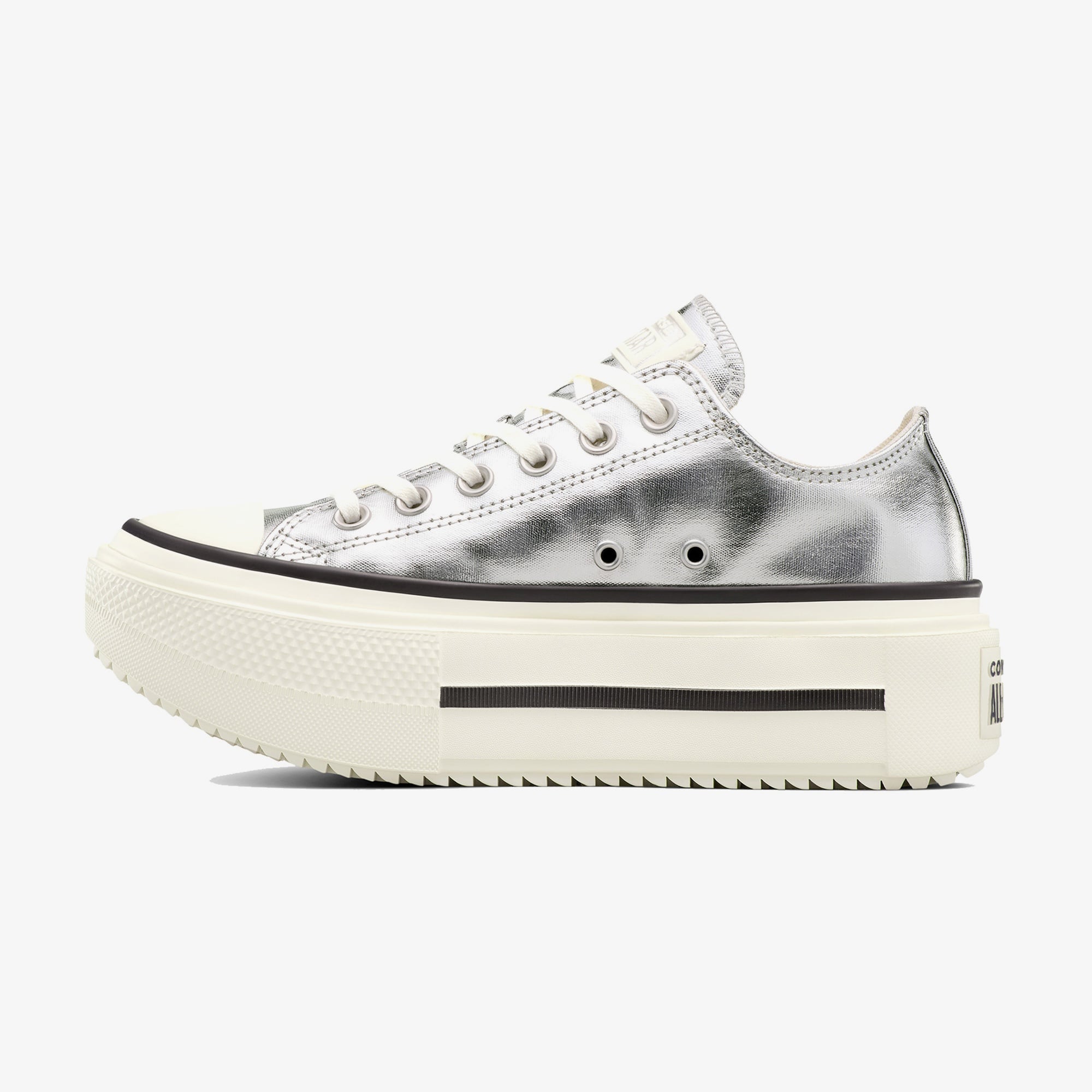 Converse Chuck Taylor All Star Lift Double Stack Unisex Gri Sneaker