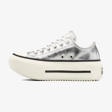  Converse Chuck Taylor All Star Lift Double Stack Unisex Gri Sneaker