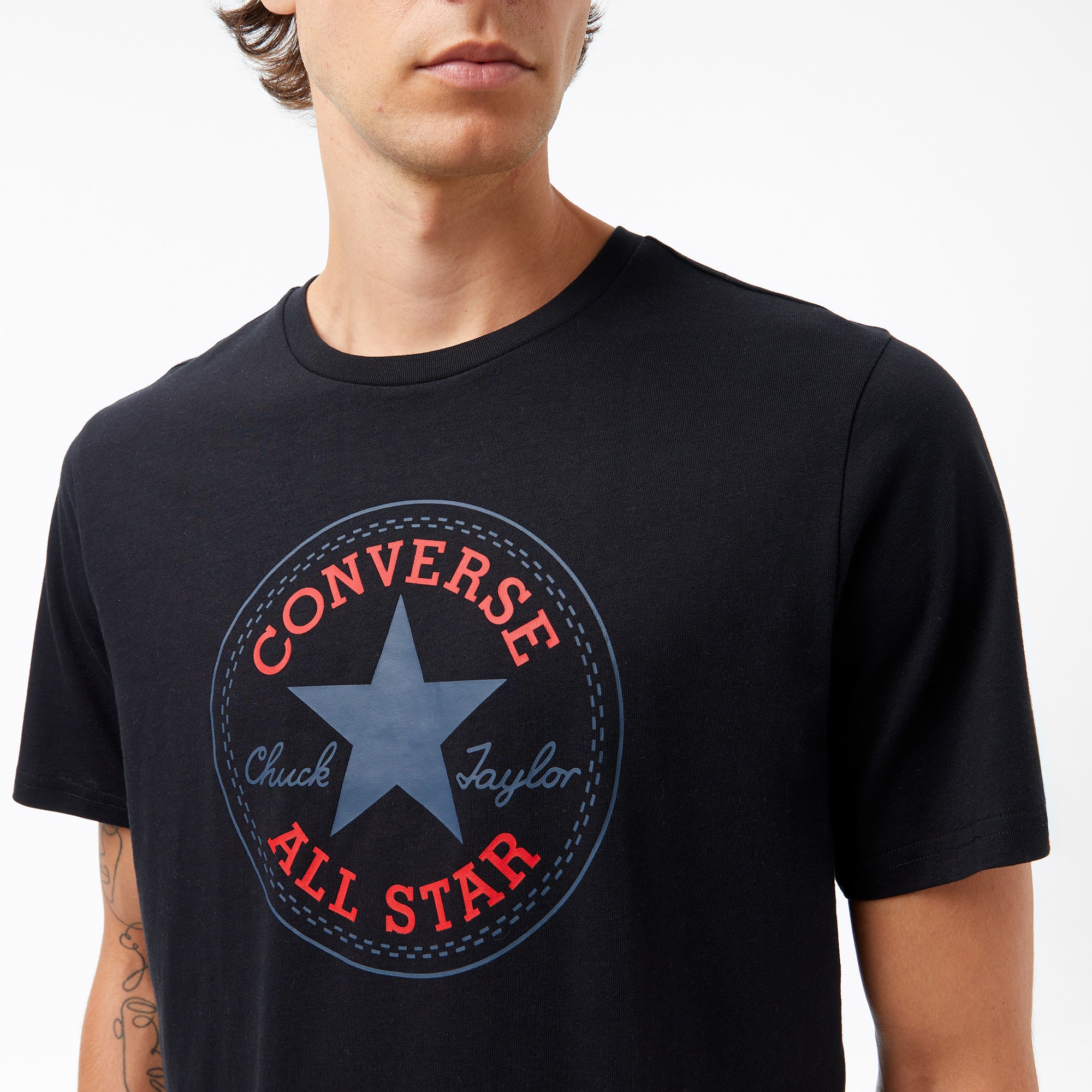 Converse Erkek Siyah T-Shirt