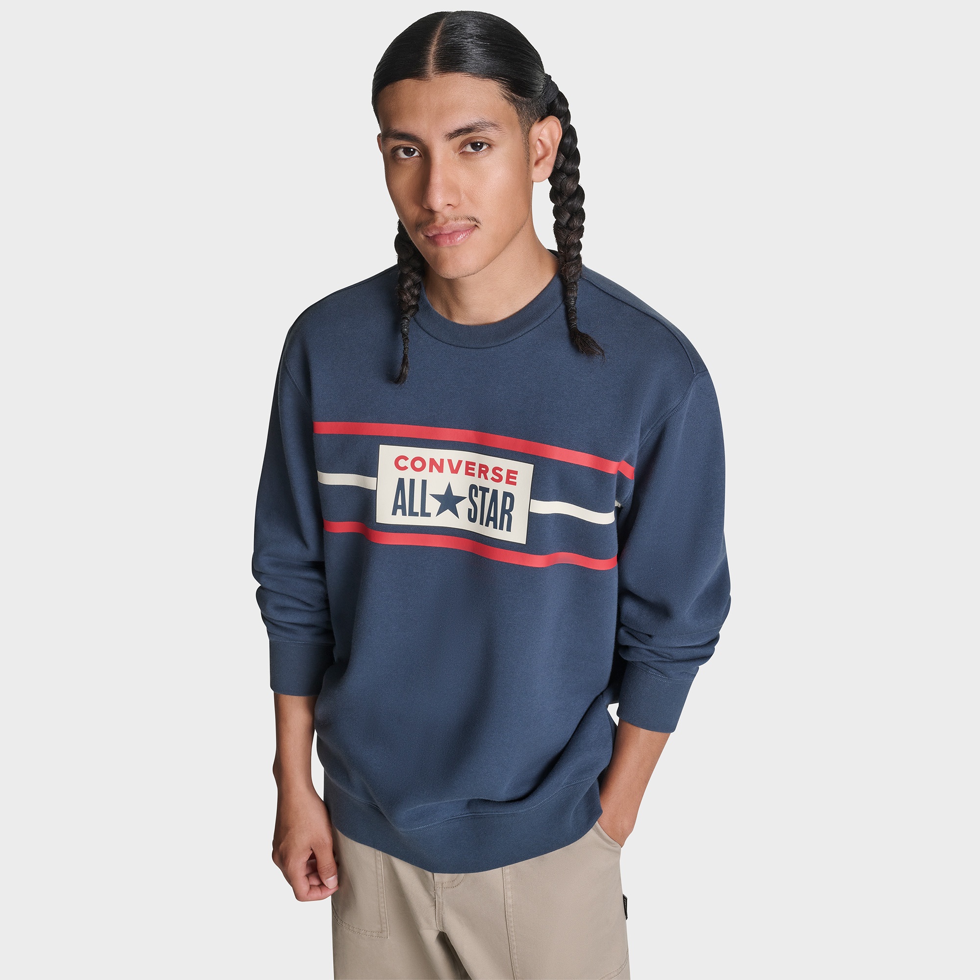 Converse Erkek Lacivert Sweatshirt