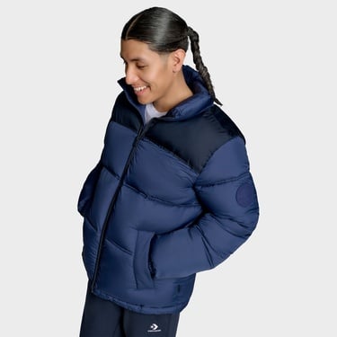  Converse Erkek Lacivert Puffer Mont