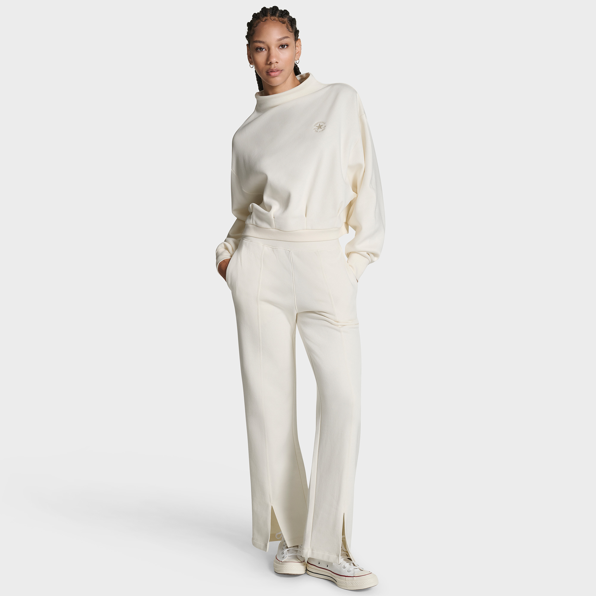  Converse Kadın Krem Pantolon