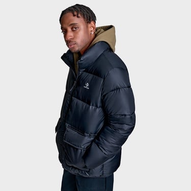  Converse Erkek Lacivert Puffer Mont