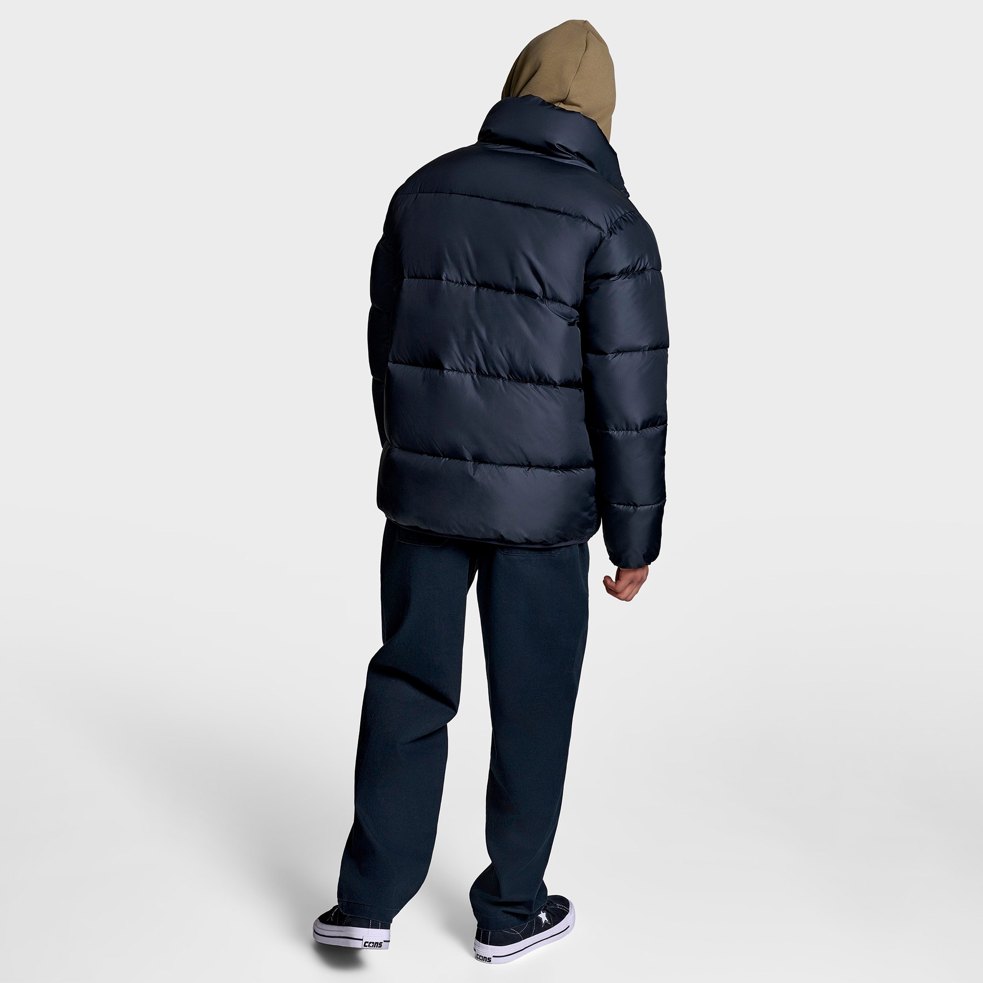 Converse Erkek Lacivert Puffer Mont