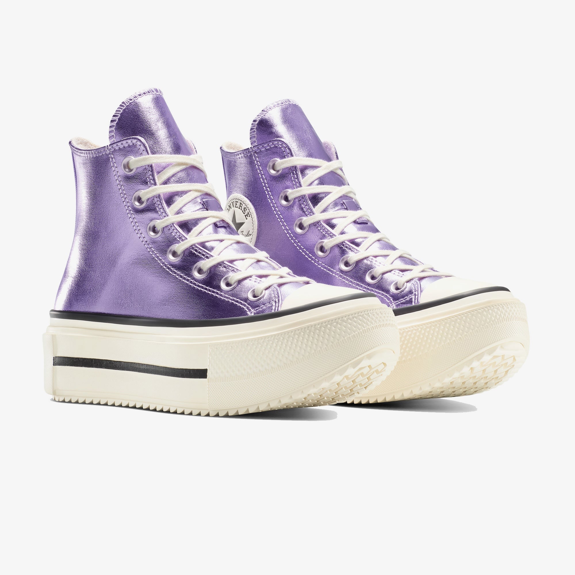 Converse Chuck Taylor All Star Lift Double Stack Unisex Mor Sneaker