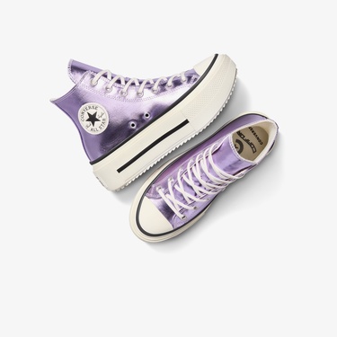  Converse Chuck Taylor All Star Lift Double Stack Unisex Mor Sneaker