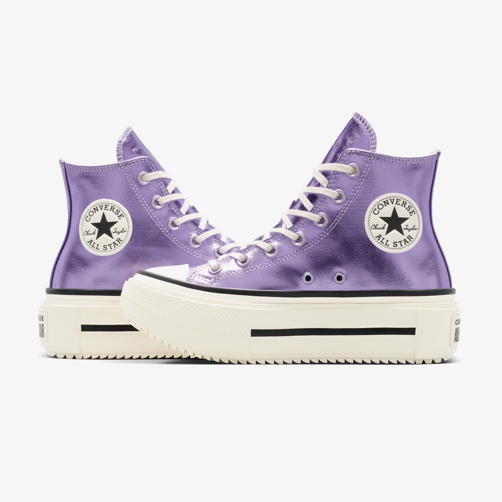 Converse Chuck Taylor All Star Lift Double Stack Unisex Mor Sneaker