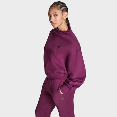  Converse Kadın Mor Sweatshirt