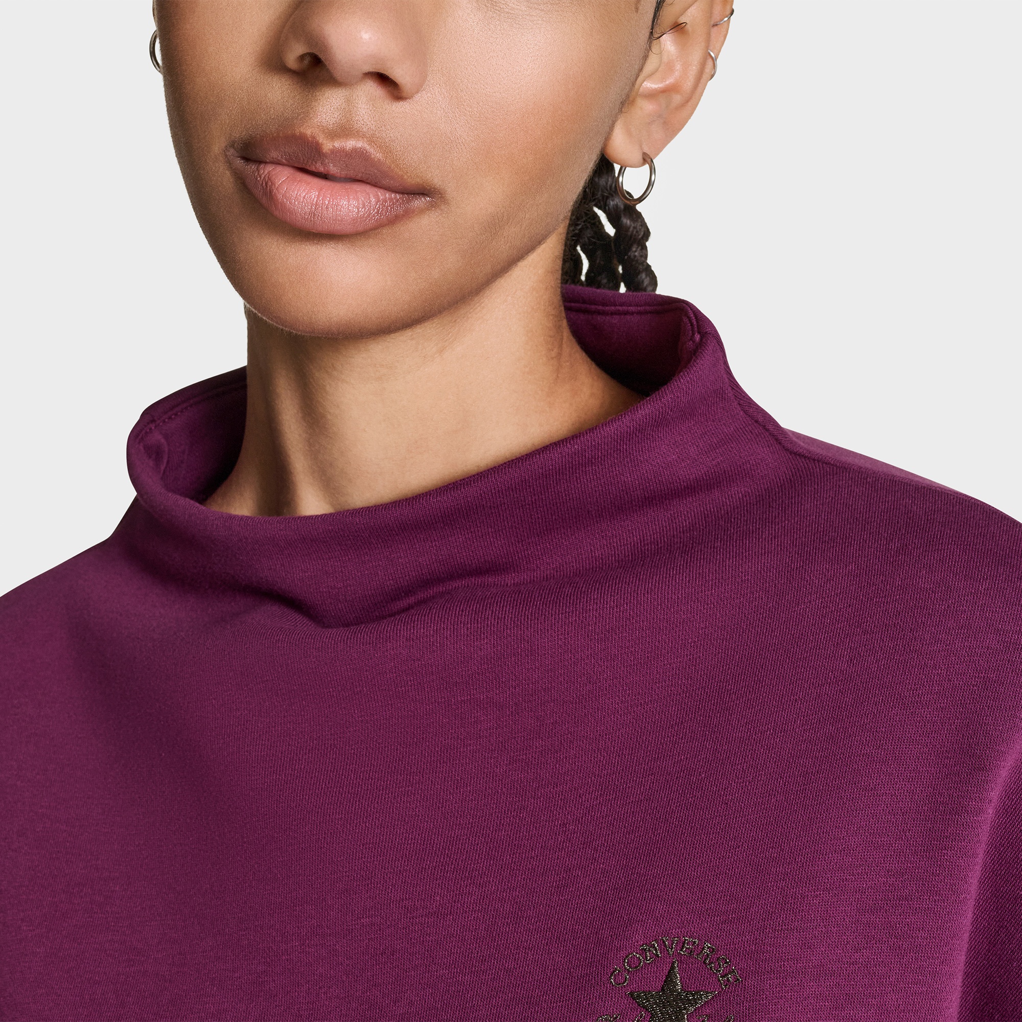 Converse Kadın Mor Sweatshirt