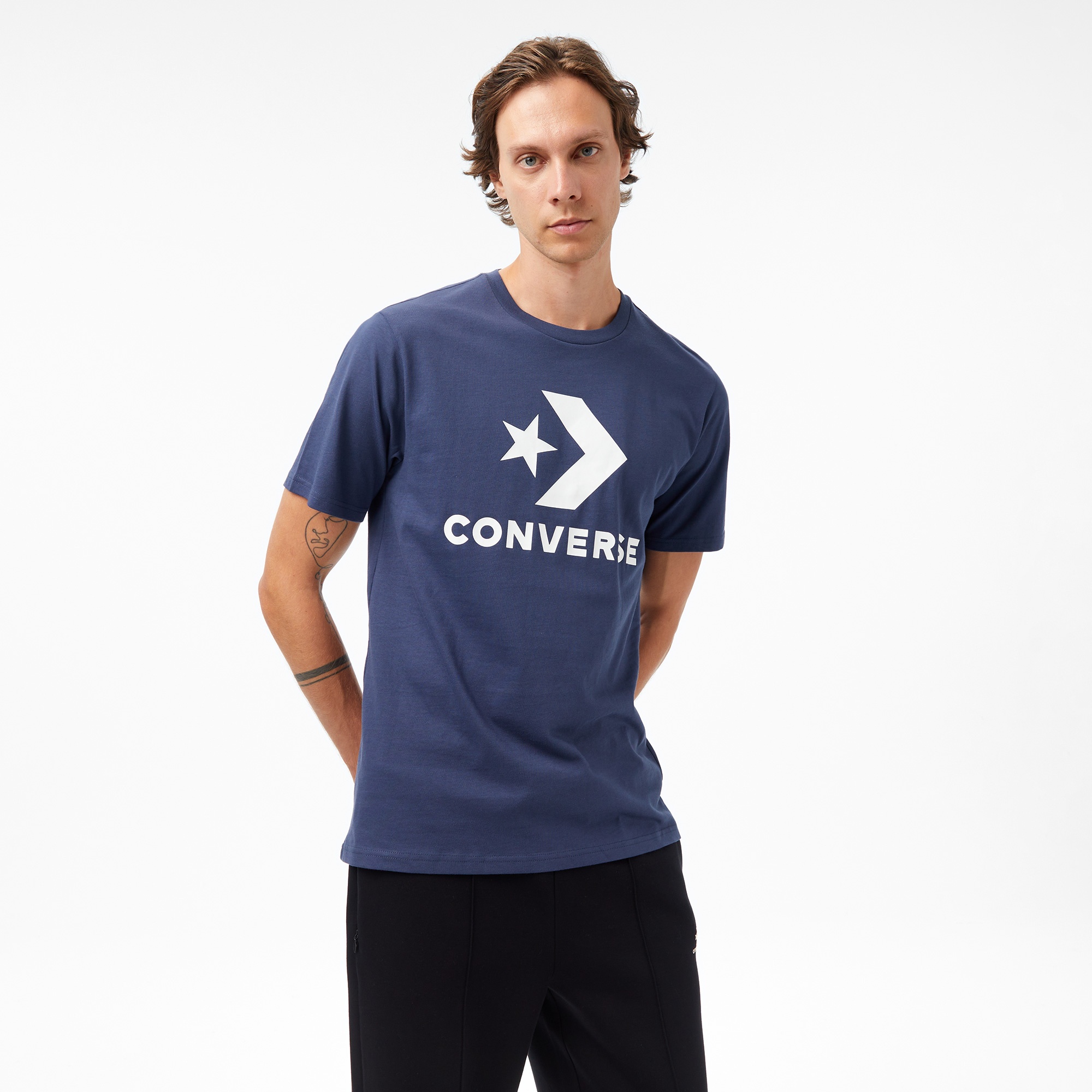Converse Erkek Lacivert T-Shirt