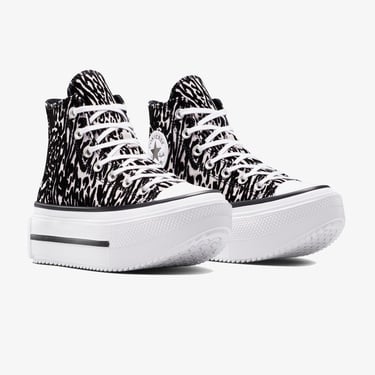  Converse Chuck Taylor All Star Lift Double Stack Unisex Siyah Sneaker