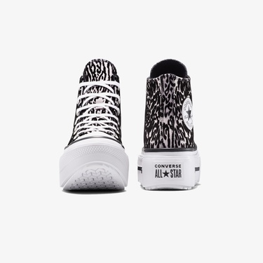  Converse Chuck Taylor All Star Lift Double Stack Unisex Siyah Sneaker
