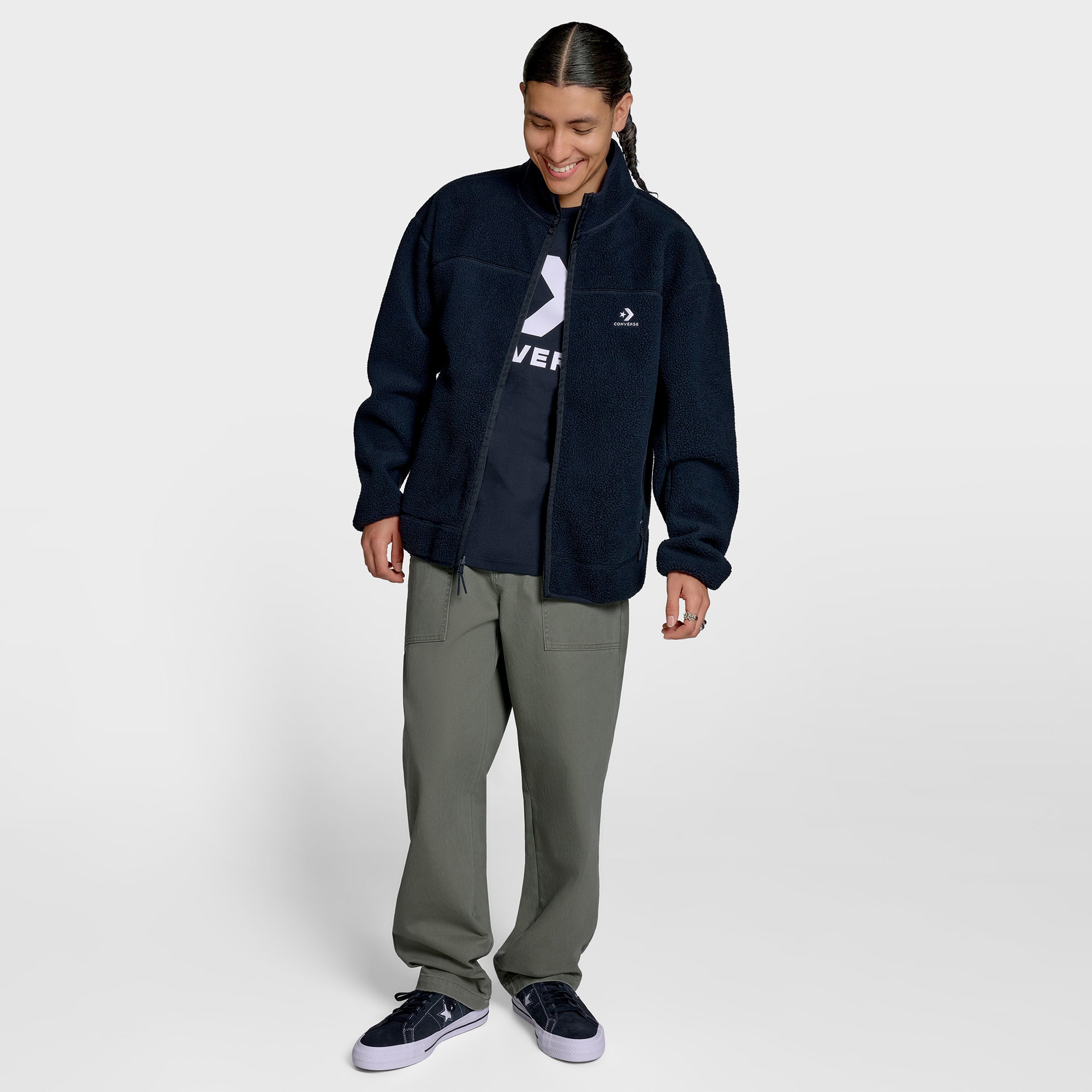 Converse Erkek Lacivert Ceket