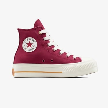  Converse Chuck Taylor All Star Lift Platform Kadın Kırmızı Sneaker