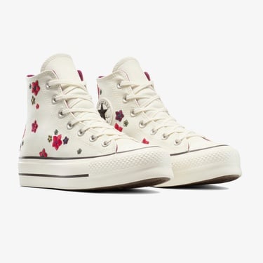  Converse Chuck Taylor All Star Lift Kadın Krem Sneaker