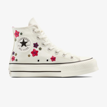  Converse Chuck Taylor All Star Lift Kadın Krem Sneaker