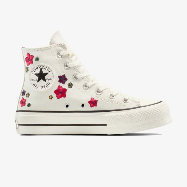  Converse Chuck Taylor All Star Lift Kadın Krem Sneaker