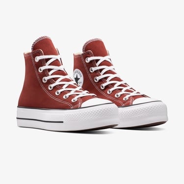  Converse Chuck Taylor All Star Lift Kadın Bordo Sneaker