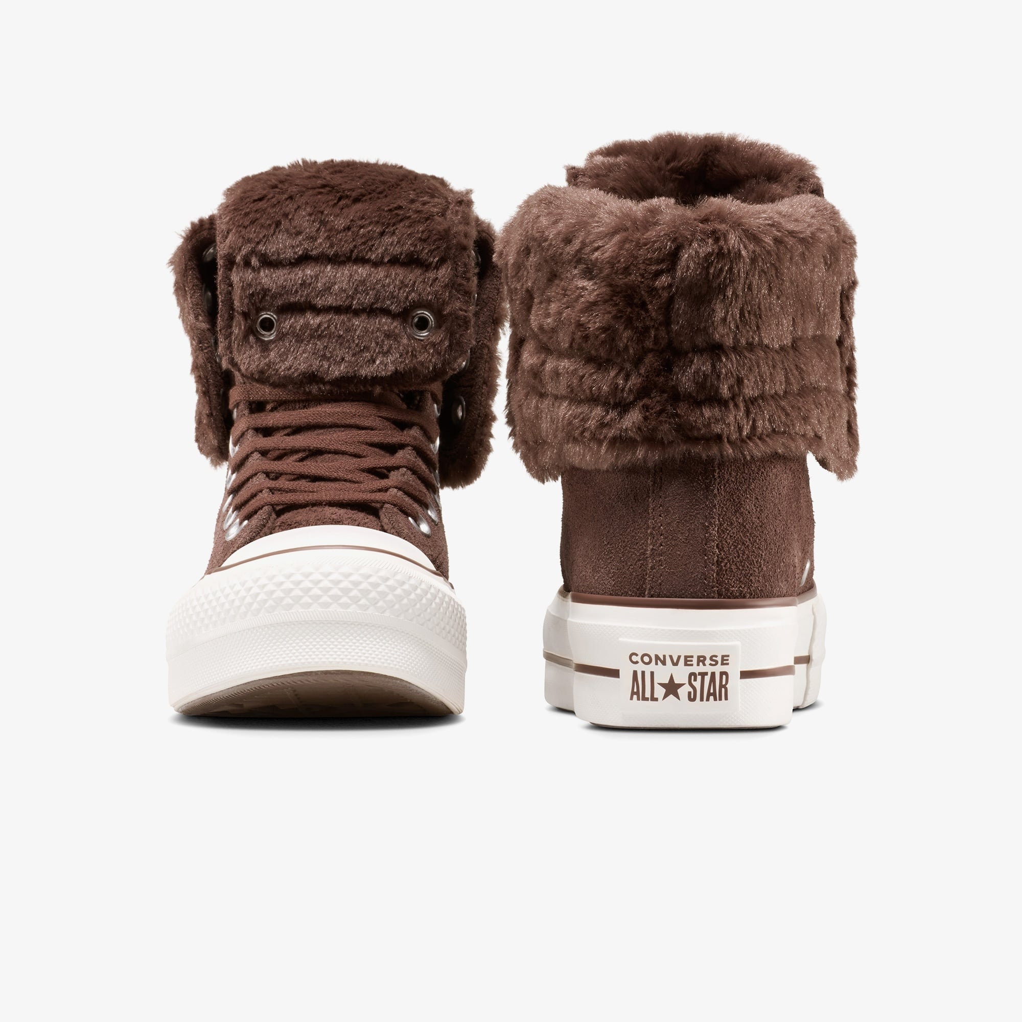 Converse Chuck Taylor All Star Fold Over Lift Kadın Kahverengi Sneaker